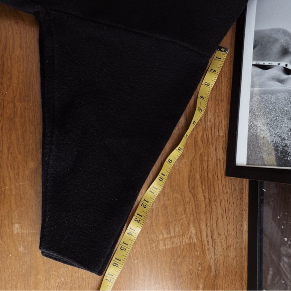 BLACK DROP SLEEVE STRUCTURED ZARA SWEATER TOP #0328 - Picture 6 of 8